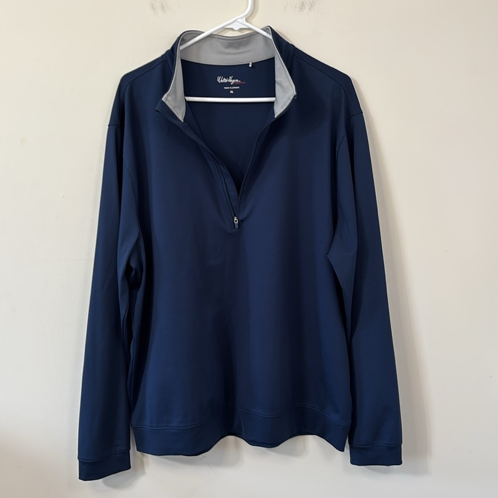 Walter Hagan 11 Majors Golf Quarter Zip Pullover Navy Size XL - Picture 4 of 7